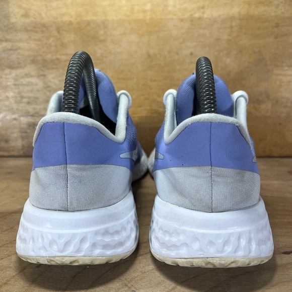 Nike Revolution 5 Womens Size 6.5 (5Y) Running Shoes Sneakers Thistle Blue/White - Picture 4 of 9